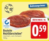 EDEKA - Deutsche Holzfällerscheiben Angebot im Prospekt Deutsche Holzfällerscheiben bei EDEKA im Prospekt "" für 0,59 €