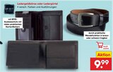 Ledergeldbörse oder Ledergürtel Angebote von Spirit bei Netto Marken-Discount Magdeburg für 9,99 €