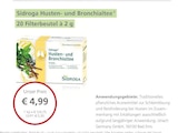 Husten- und Bronchialtee bei LINDA Premiumapotheke im Hennigsdorf Prospekt für 4,99 €
