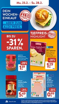 ALDI SÜD Prospekt der aktuellen Woche, gültig von 23.02.2026 bis 28.02.2026 Aktueller ALDI SÜD Prospekt "Gutes für Alle." mit 36 Seiten