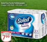 Pure Family Toilettenpapier Angebote von Soled bei GLOBUS Halle für 7,99 €