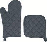 Ofenhandschuh- und Topflappen-Set von Livarno für 1,99 € bei Lidl im Angebot Ofenhandschuh- und Topflappen-Set von Livarno im aktuellen Lidl Prospekt