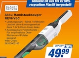 Akku-Handstaubsauger REVHV8C bei expert im Mössingen Prospekt für 49,99 €