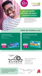 Aktueller mea - meine apotheke Apotheke Prospekt in Brüssow und Umgebung, "Unsere Juni-Angebote" mit 4 Seiten, 01.06.2025 - 30.06.2025