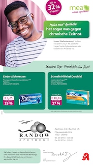 Aktueller mea - meine apotheke Prospekt für Löcknitz und Ungebung, Seiten zum blättern mea - meine apotheke Prospekt Unsere Juni-Angebote mit Seiten in Löcknitz und Umgebung