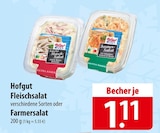 Hofgut Fleischsalat oder Farmersalat bei famila Nordost im Mölln Prospekt für 1,11 €