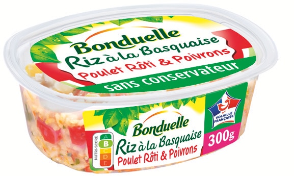BONDUELLE Riz à la Basquaise Poulet Rôti & Poivrons