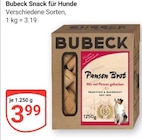 Snack für Hunde im Angebot bei GLOBUS in Nettetal Snack für Hunde Angebote von Bubeck bei GLOBUS Nettetal für 3,99 €