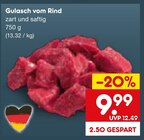 Gulasch vom Rind von  im aktuellen Netto Marken-Discount Prospekt für 9,99 €