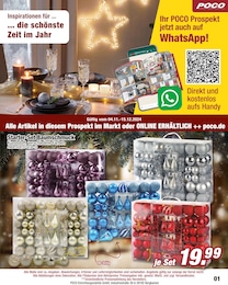 Christbaumschmuck Angebot im aktuellen POCO Prospekt auf Seite 1