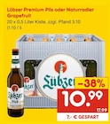 Lübzer Premium Pils oder Naturradler Grapefruit bei Netto Marken-Discount im Prospekt "" für 10,99 €
