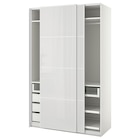 Aktuelles Kleiderschrank weiß/hellgrau 150x66x236 cm Angebot bei IKEA in Halle (Saale) ab 888,00 €