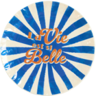 Assiette «Dolce Vita» - Bazarland à Pau Assiette «Dolce Vita» en promo chez Bazarland Pau à 1,29 €