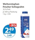 Frischer Schlagrahm von Weihenstephan im aktuellen V-Markt Prospekt für 2,49 €