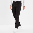 Pantalon droit en coton stretch noir homme - La Halle Pantalon droit en coton stretch noir homme à 19,99 € dans le catalogue La Halle