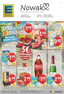 EDEKA Prospekt "Aktuelle Angebote" mit  Seiten (Ennepetal (Stadt der Kluterhöhle))