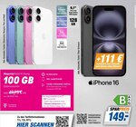 iPhone 16 im Angebot bei expert in Osnabrück iPhone 16 Angebote von Apple bei expert Osnabrück für 149,00 €