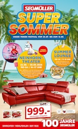 Sofa im Segmüller Prospekt SEGMÜLLER SUPER SOMMER auf S. 1