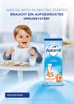 Aptamil Prospekt "Wer so aktiv in den Tag startet, braucht ein aufgewecktes Immunsystem", 3 Seiten, für Düren, 06.12.2019 - 19.12.2019 Aptamil Prospekt "Wer so aktiv in den Tag startet, braucht ein aufgewecktes Immunsystem", 3 Seiten, für Düren, 06.12.2019 - 19.12.2019