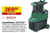 Leisehäcksler AXT 25 D im Angebot bei toom Baumarkt in Erfurt Leisehäcksler AXT 25 D Angebote von Bosch bei toom Baumarkt Erfurt für 369,99 €