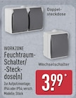Feuchtraum-Schalter von WORKZONE im aktuellen ALDI Nord Prospekt für 3,99 €
