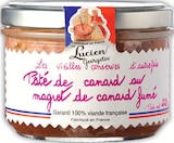 Pâté de canard au magret de canard fumé - Lucien Georgelin en promo chez Intermarché Super Castres à 1,95 €