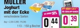 Joghurt mit der Ecke Angebote von Müller bei E center Pinneberg für 0,39 €