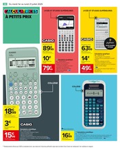 Calculatrice Angebote im Prospekt "LA RENTRÉE À PETIT PRIX" von Carrefour Calculatrice Angebote im Prospekt "LA RENTRÉE À PETIT PRIX" von Carrefour auf Seite 34