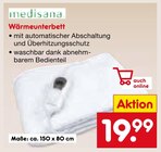 Wärmeunterbett von Medisana im aktuellen Netto Marken-Discount Prospekt