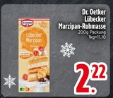 Lübecker Marzipan-Rohmasse von Dr. Oetker im aktuellen EDEKA Prospekt für 2,22 €
