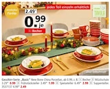 Geschirr-Serie „Basic“ von Prima Tavola im aktuellen Segmüller Prospekt für 0,99 €