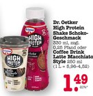High Protein Shake Schoko-Geschmack im Angebot bei E center in Rastatt High Protein Shake Schoko-Geschmack Angebote von Dr. Oetker bei E center Rastatt für 1,49 €