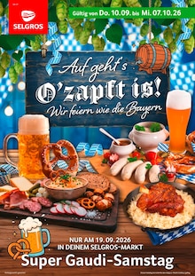 Selgros Prospekt O'zapft is! mit 16 Seiten