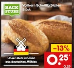 Vollkorn Schnittbrötchen Angebote von Backstube bei Netto Marken-Discount Baden-Baden für 0,25 €