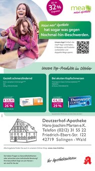 Aktueller mea - meine apotheke Prospekt für Solingen (Klingenstadt) mit  Seiten