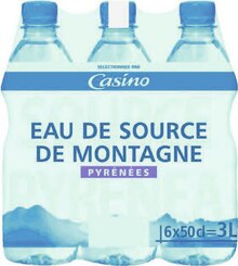 Casino Shop Angers - EAU DE SOURCE DE MONTAGNE Promo EAU DE SOURCE DE MONTAGNE dans le catalogue Casino Shop "# Promos des beaux jours !" à Angers