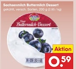 Sachsenmilch Buttermilch Dessert bei Netto Marken-Discount im Hosenfeld Prospekt für 0,59 €