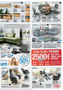 Sofa im Ostermann Prospekt "25 Jahre - Das Jubiläum - Bis zu 50% Jubiläumsrabatt" mit 12 Seiten (Gelsenkirchen)