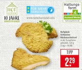 Schweine-Rückenschnitzel Angebote von Hofglück bei Marktkauf Stuttgart für 2,29 €