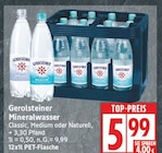 Mineralwasser im Angebot bei EDEKA in Potsdam Mineralwasser Angebote von Gerolsteiner bei EDEKA Potsdam für 5,99 €