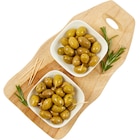 Olive verte cassée aux herbes - SOUS L'OLIVIER - Carrefour Market Olive verte cassée aux herbes - SOUS L'OLIVIER à 3,99 € dans le catalogue Carrefour Market