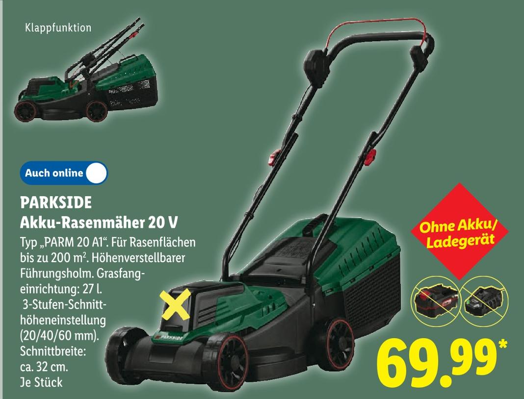 Akku-Rasenmäher 20 V