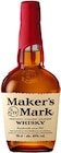 Kentucky Straight Bourbon Whisky Angebote von Maker's Mark bei Kaufland Hanau für 19,99 €