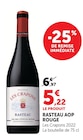 Rasteau AOP Rouge - Les Crapons - Hyper U à Saintes Rasteau AOP Rouge - Les Crapons en promo chez Hyper U Saintes à 5,22 €