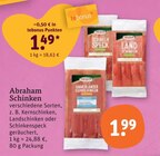 Aktuelles Schinken Angebot bei tegut in Erfurt ab 1,49 €