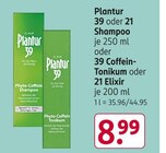 39 oder 21 Shampoo oder 39 Coffein-Tonikum oder 21 Elixir bei Rossmann im Prospekt "" für 8,99 €