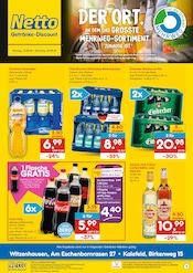 Cola im Netto Marken-Discount Prospekt in Witzenhausen Aktueller Netto Marken-Discount Prospekt mit Cola, "DER ORT, AN DEM DU IMMER AUSGEZEICHNETE PREISE FINDEST.", Seite 1
