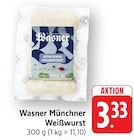 Münchner Weißwurst im Angebot bei EDEKA in Tübingen Münchner Weißwurst Angebote von Wasner bei EDEKA Tübingen für 3,33 €