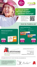 mea - meine apotheke Apotheken Prospekt der aktuellen Woche mit 4 Seiten, gültig von 01.07.2026 bis 31.07.2026, in Hauenstein und Umgebung Aktueller mea - meine apotheke Apotheken Prospekt in Hauenstein und Umgebung, "Unsere Juli-Angebote" mit 4 Seiten, 01.07.2026 - 31.07.2026