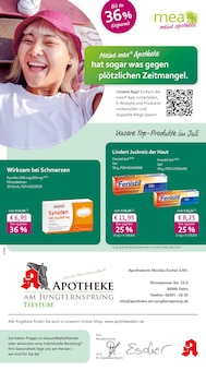Aktueller mea - meine apotheke Prospekt "Unsere Juli-Angebote" Aktueller mea - meine apotheke Prospekt